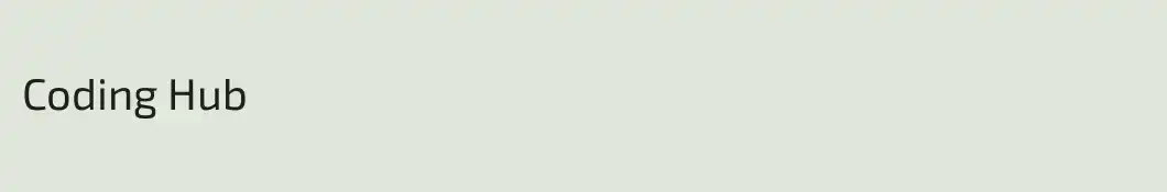 Coding Hub